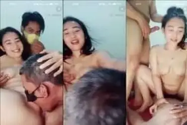 Threesome Brutal Imelda Dihajar Dua Pria Sepuasnya